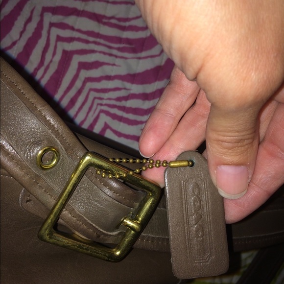 Authentic COACH leather backpack purse - Picture 2 of 4